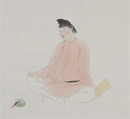 ＜Portrait of Otomo no Sukune Yakamochi＞