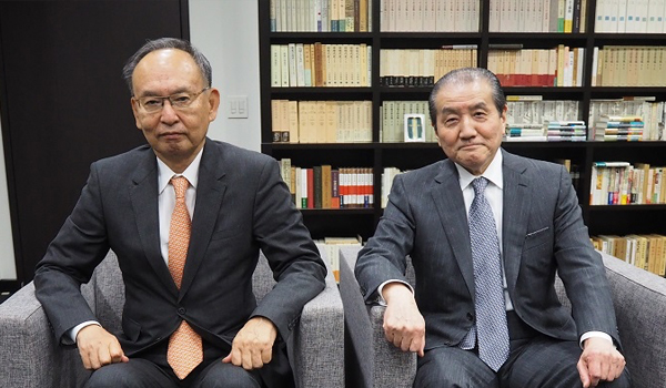 Tamura Jun (left) Shigyo Sosyu (right)