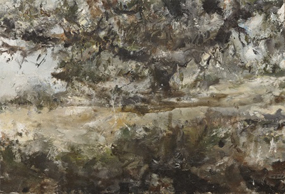 〈 Wind of Olvera 〉painted by Toshima Yasumasa