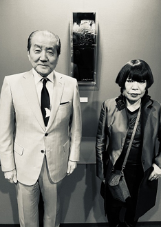 Ms. Koshino Jyunko has visited “The Heart of JYU (Mantra)” Exhibition